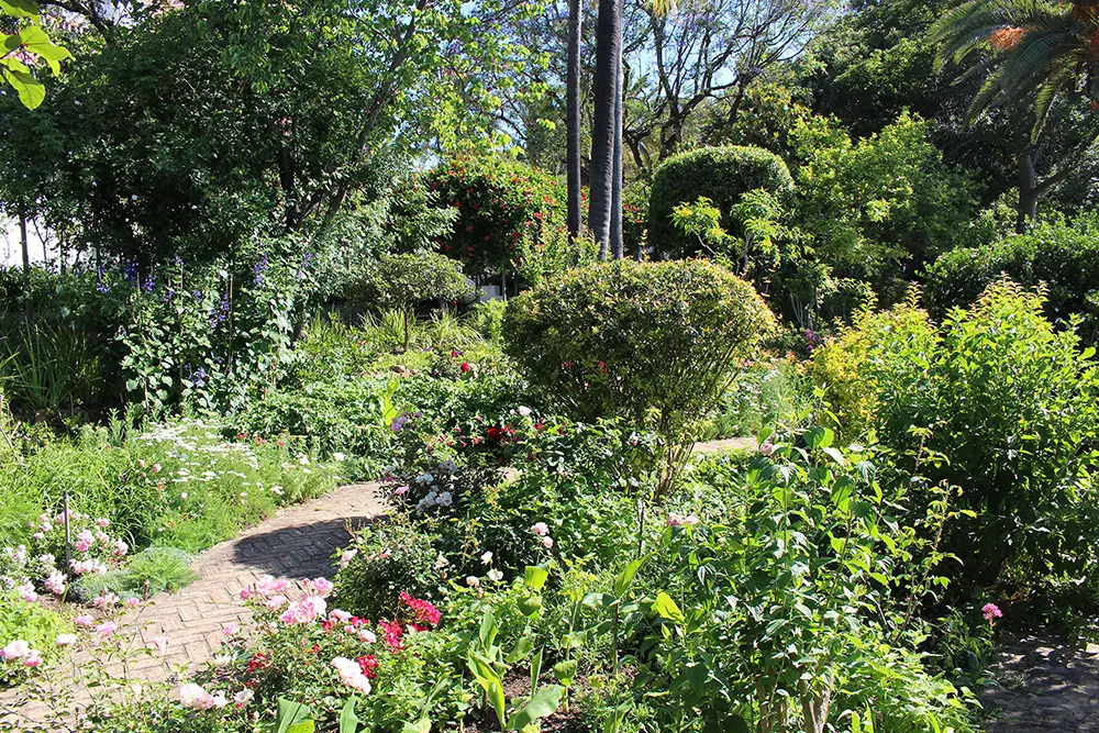 Hotel Boutique en Benahavis flores de exterior